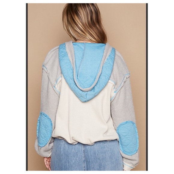 π€66 2 left POL oversized hooded thermal quilted jacket - Picture 8 of 9